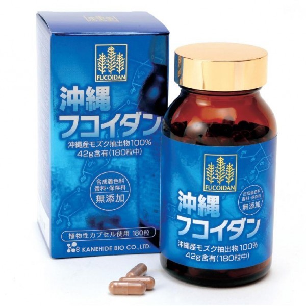 Viên uống Fucoidan Okinawa xanh Nhật Bản (Lọ/180v)