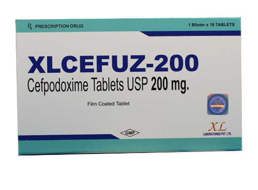 XLCefuz 200 cefpodoxime 200mg Ấn Độ (H/10v) date 10/2024