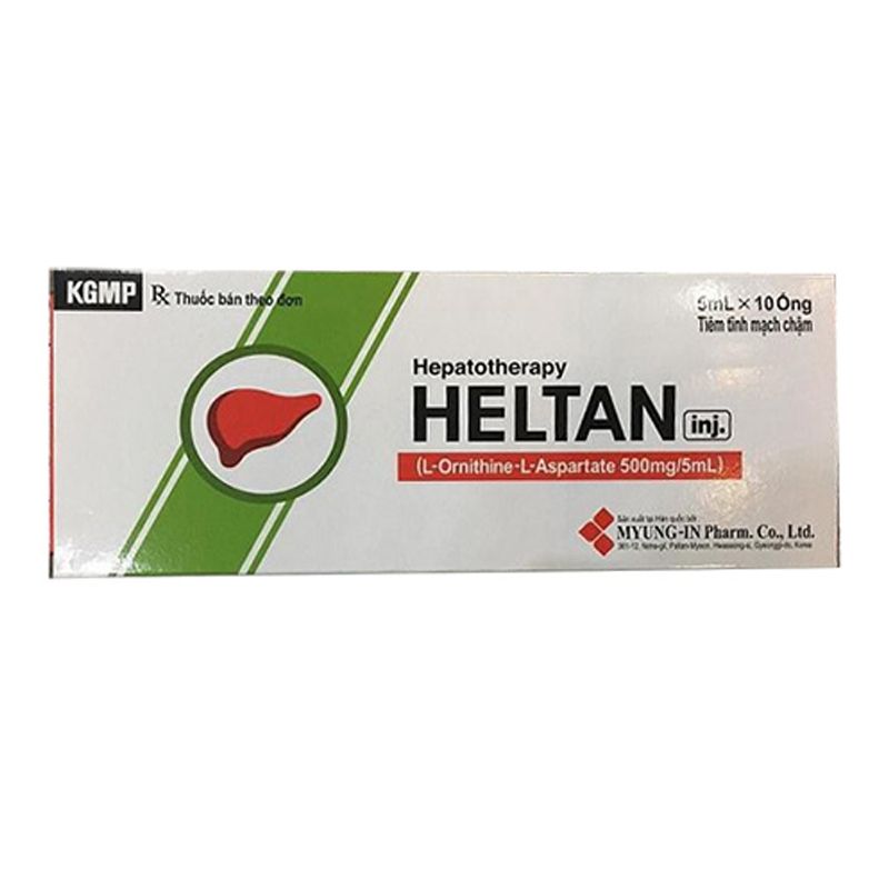 Heltan hepatotherapy 500mg/5ml tiêm Hàn Quốc (H/10o/5ml)