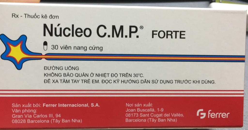 Nucleo CMP Forte Tây Ban Nha (H/30v) Date 10/2027