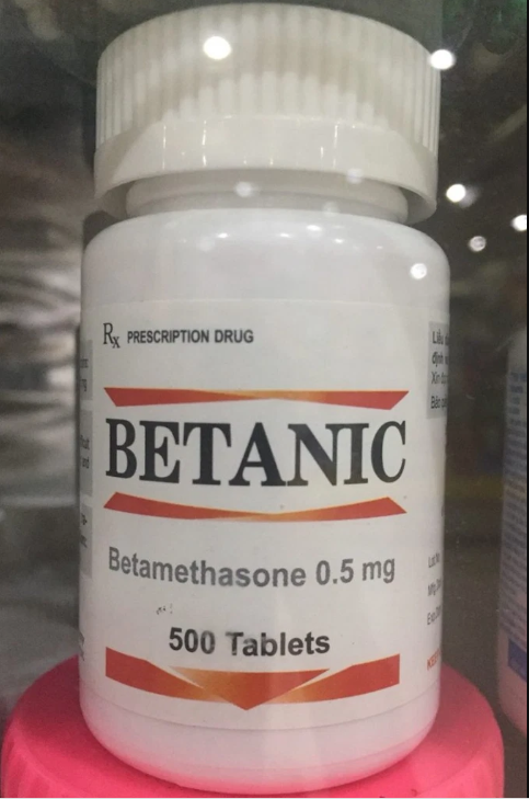 Betanic betamethasone 0.5mg NIC (Lọ/500v)