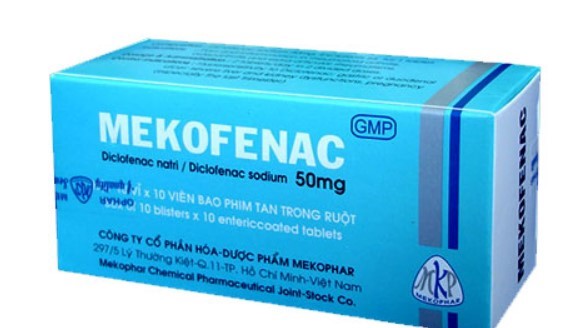 Mekofenac diclofenac 50mg Mekophar (H/100v)