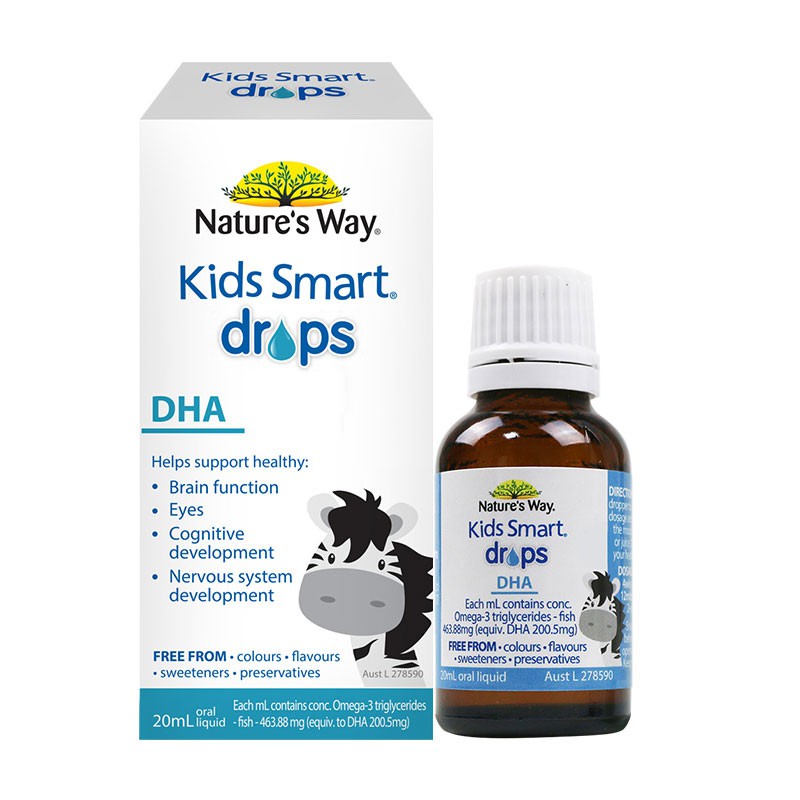 Kids Smart drop DHA Nature's Way Úc (Lọ/20ml)