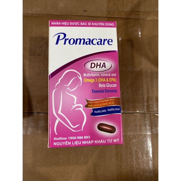 Promacare DHA MediUSA (Lọ/30v)