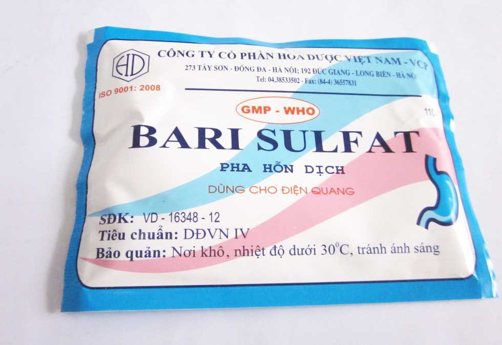 Bari sulfat Hóa Dược (Gói/110g)