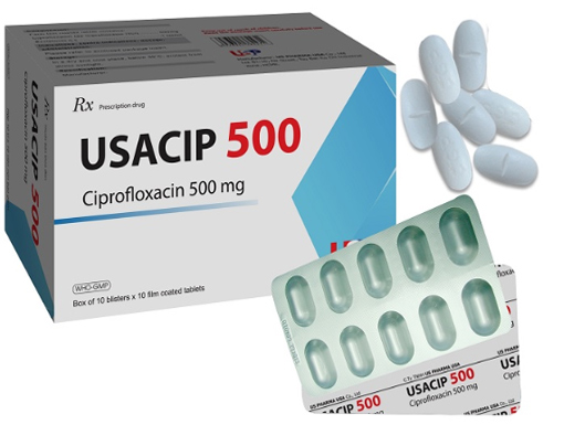 Usacip 500 ciprofloxacin 500mg USP (H/100v)