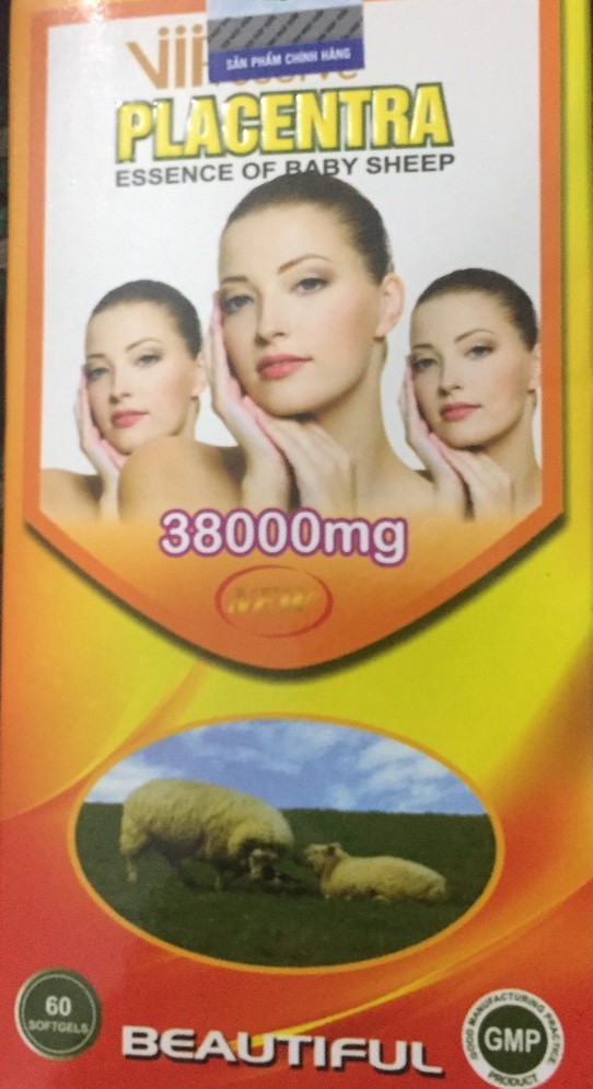 Placentra essence of baby sheep 38000mg Vip Reserve Úc (Lọ/60v)