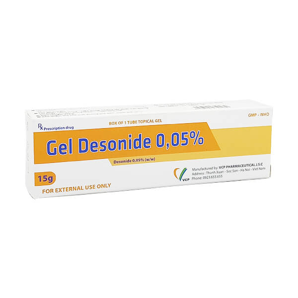 Gel Desonide 0.05% VCP (Tuýp/15g)