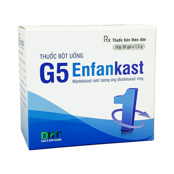 G5 Enfankast montelukast 4mg Hà Tây (H/30gói/1.5g) 