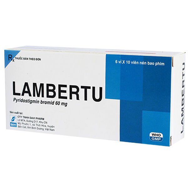 Lambertu pyridostigmin bromid 60mg Davipharm (H/60v)