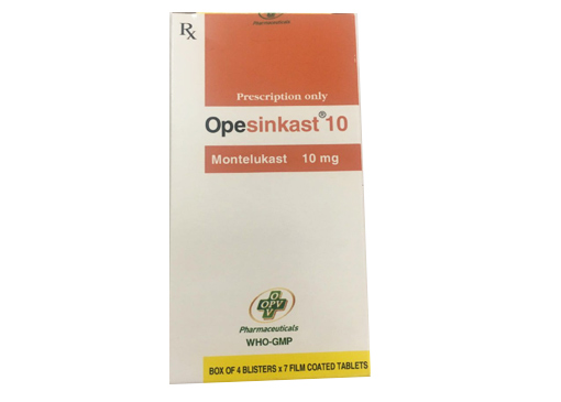 Opesinkast 10 montelukast 10mg OPV (H/28v)