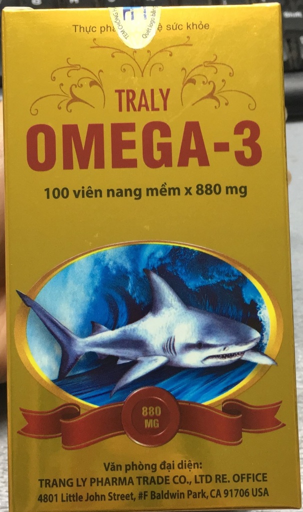 Omega-3 880mg Traly (Lọ/100v)