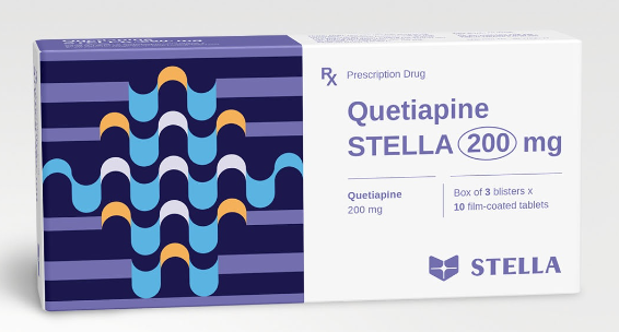 Quetiapine 200mg Stella (H/30v)