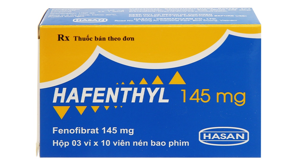 Hafenthyl fenofibrat 145mg Hasan (H/30v)