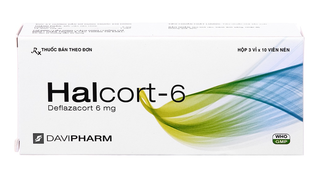 Halcort 6 deflazacort 6mg Davipharm (H/30v) date 11/2024