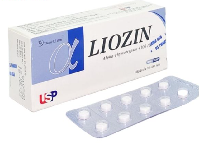 Liozin Alpha Chymotrypsin 4200IU USP (H/50v)