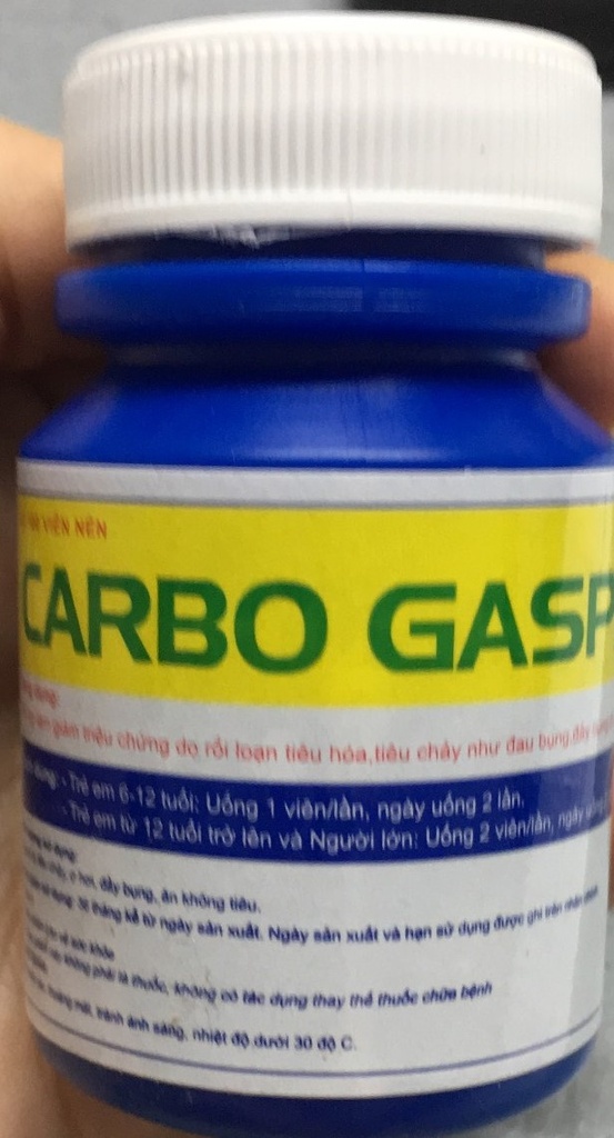 Carbo gaspain Vinaphar (Lọ/100v)