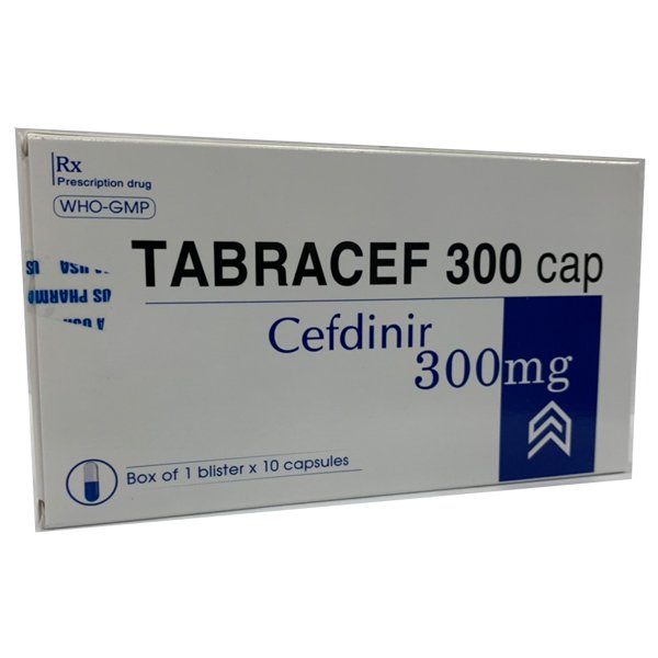 Tabracef 300 CAP Cefdinir 300mg USP (H/10v) date 07/2025