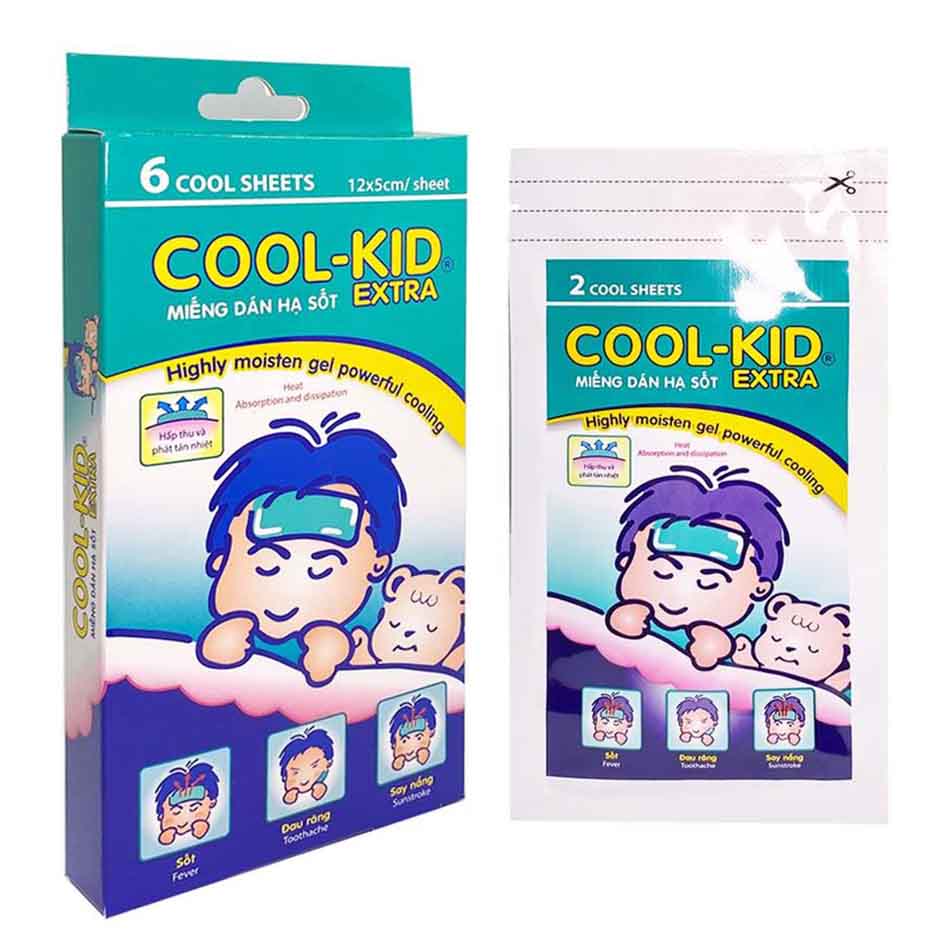 Cool kid extra miếng dán hạ sốt Thiên Ân (H/6miếng)