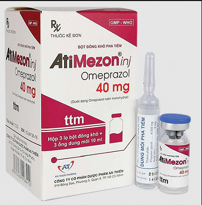 Atimezon omeprazol 40mg tiêm An Thiên (H/3o/3lọ) Date 03/2026