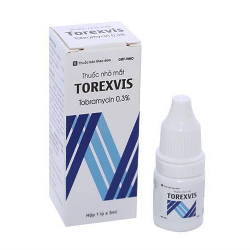Torexvis tobramycin 0.3% Meracine (Cọc/10lọ/5ml)