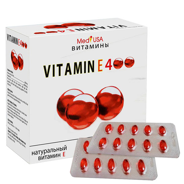Vitamin E400 đỏ MediUSA (H/100v)