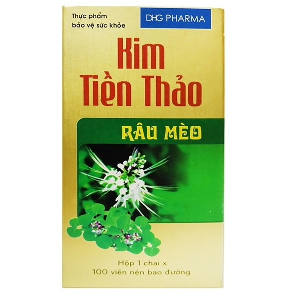 Kim tiền thảo râu mèo DHG Hậu Giang (Lọ/100v)