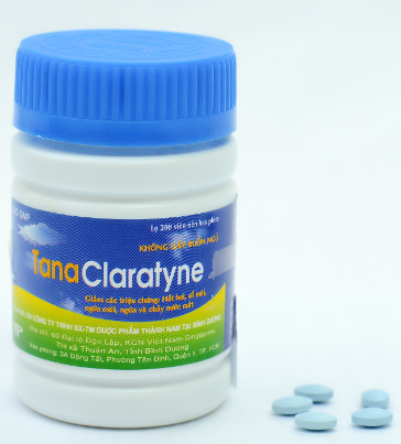 TanaClaratyne loratadin 10mg Thành Nam (Lọ/200v)