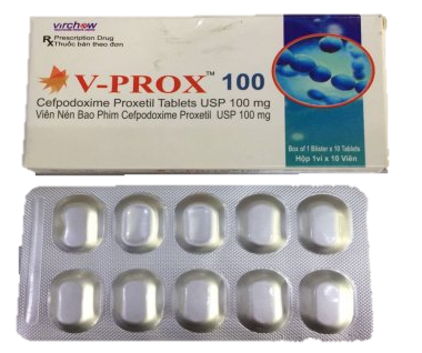 V Prox 100 Cefpodoxim 100mg Ấn Độ (H/10v)