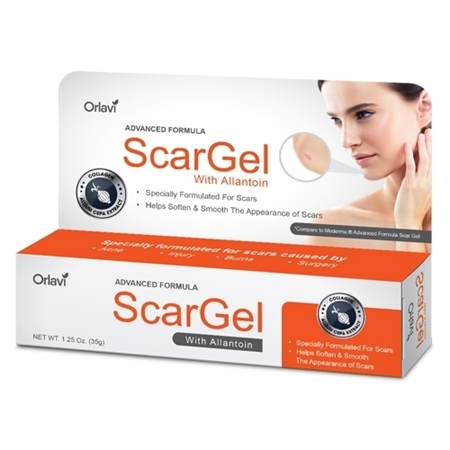 Scargel with allantoin gel làm mờ sẹo Orlavi Mỹ (Tuýp/35g)