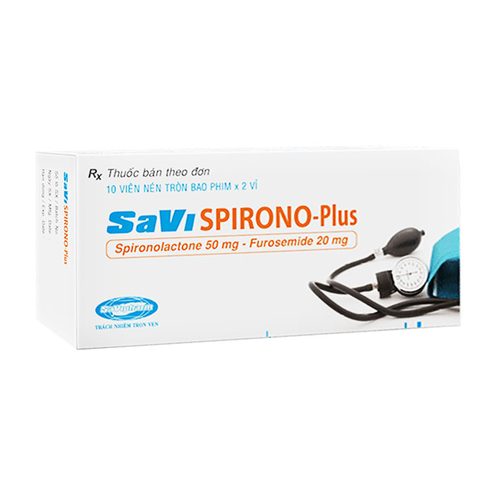 Savi Spirono plus 50mg/20mg Savipharm (H/20v)