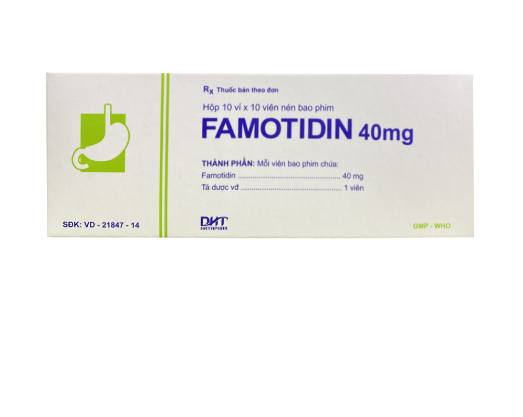 Famotidin 40mg Hà Tây (H/100v)