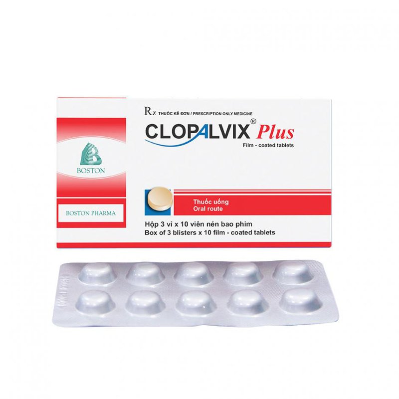 Clopalvix Plus Clopidogrel 75mg Boston (H/30v)