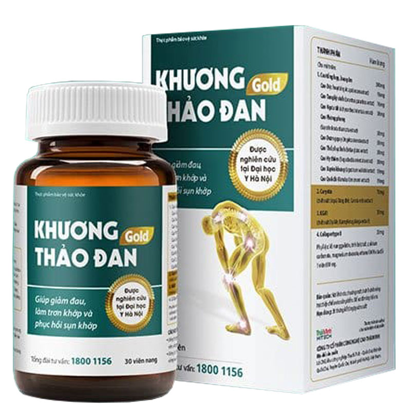 Khương Thảo Đan Gold Thái Minh (Lọ/30v)