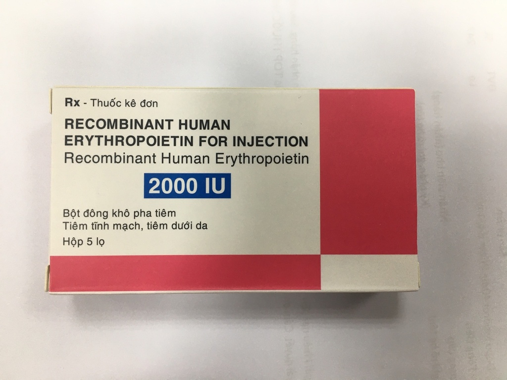 Recombinant Human Erythropoietin 2000IU (H/5lọ) Date 10/2025