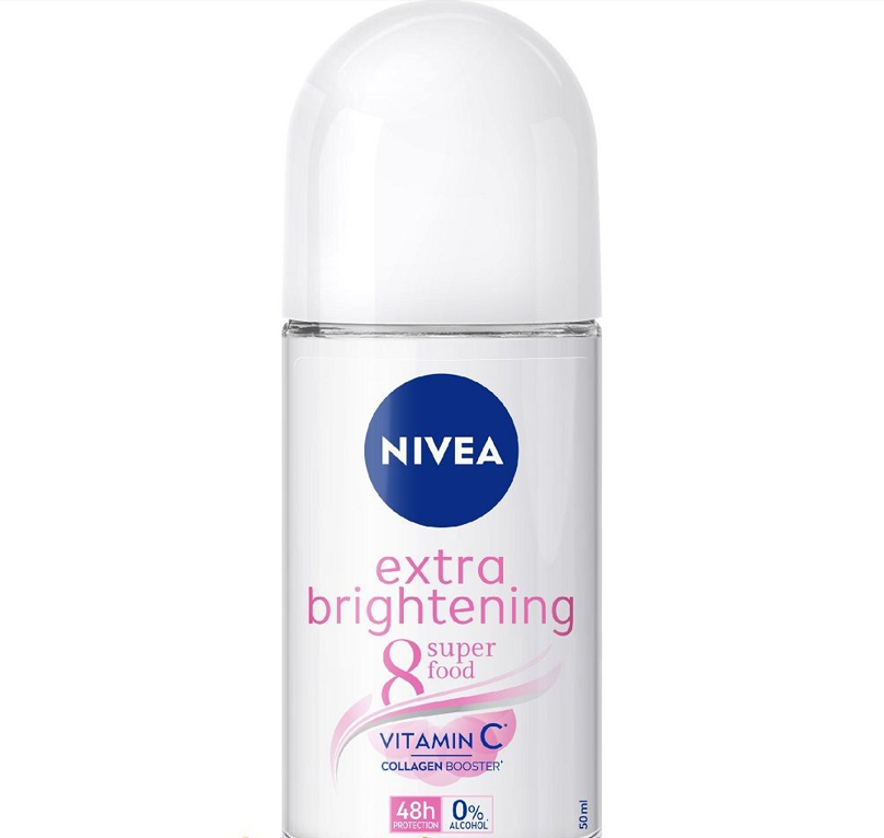 Nivea extra Brightening lăn khử mùi nữ (Lọ/50ml)