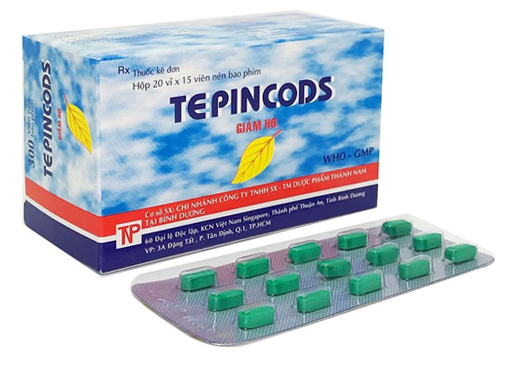 Tepincods giảm ho Thành Nam (H/300v)