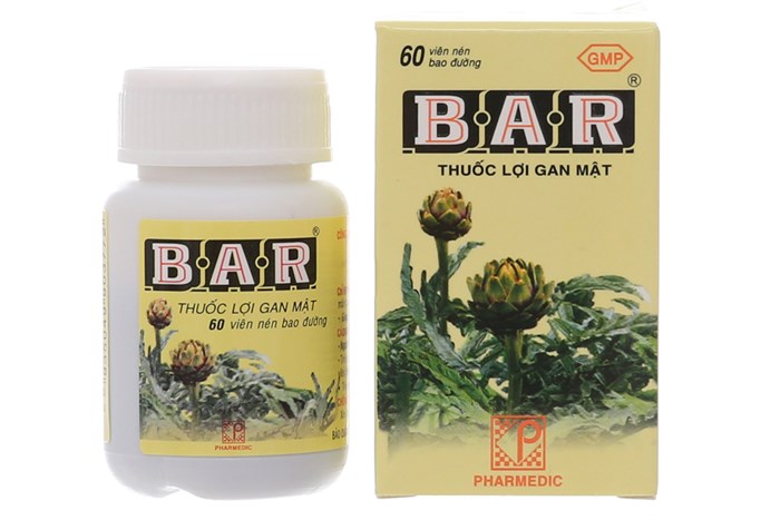 BAR THUỐC LỢI GAN MẬT Pharmedic (Lọ/60v) date 06/2025