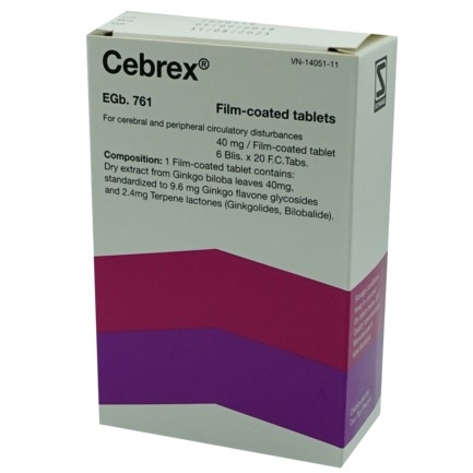 Cebrex 40mg Dr. Willmar Schwabe (H/120v)