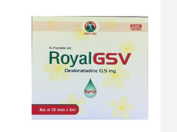 RoyalGSV Desloratadin 0.5mg ống GSV (H/20ống/5ml)