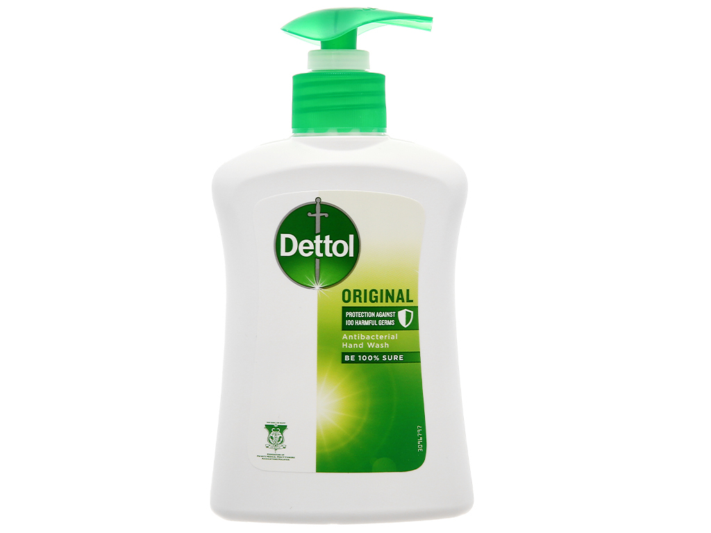 Dettol Original nước rửa tay kháng khuẩn (Chai/250g) 