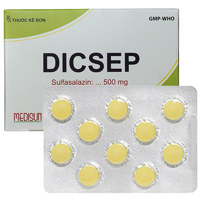 Dicsep Sulfasalazin 500mg Medisun (H/30v)