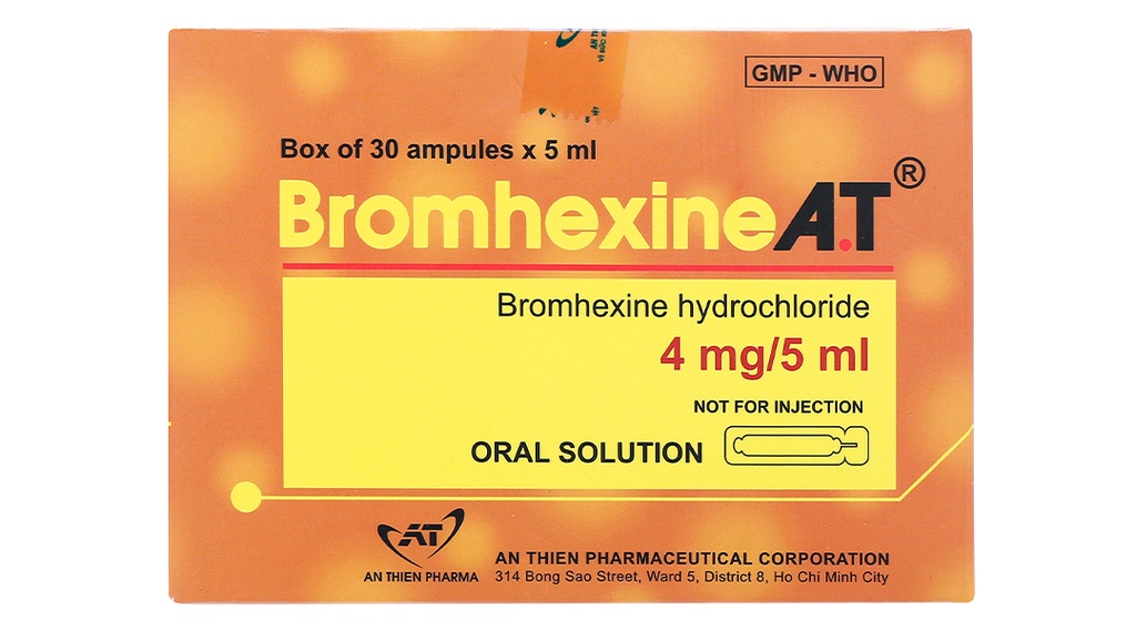 Bromhexine A.T 4mg/5ml An Thiên (H/30o/5ml) 