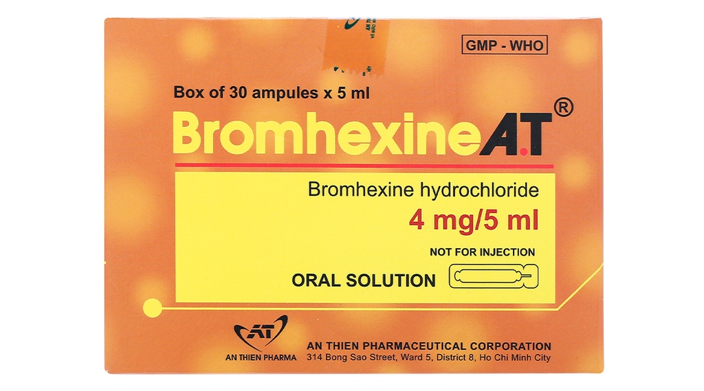 Bromhexine A.T 4mg/5ml An Thiên (H/30o/5ml)