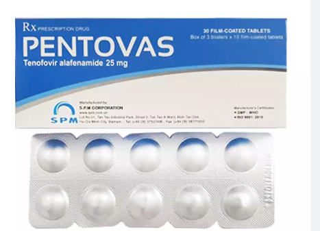 Pentovas Tenofovir alafenamid 25mg S.P.M (H/30v) 