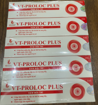 VT - Proloc Plus kem bôi trĩ SJK (Tuýp/20g)