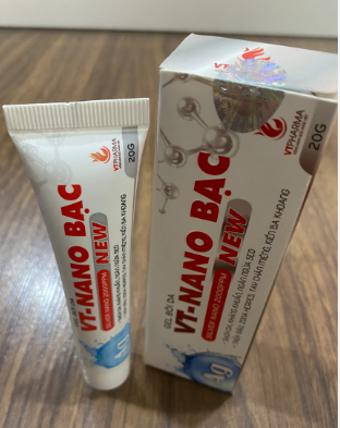 VT - Nano Bạc gel bôi da SJK (Tuýp/20g)