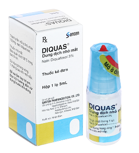 Diquas 3% dung dịch nhỏ mắt Santen (Lọ/5ml) 