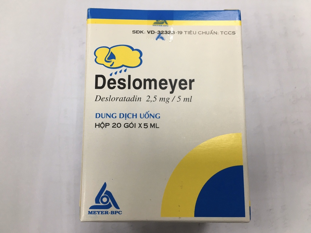 Deslomeyer 2.5mg/5ml Meyer (H/20gói/5ml) Date 01/2026