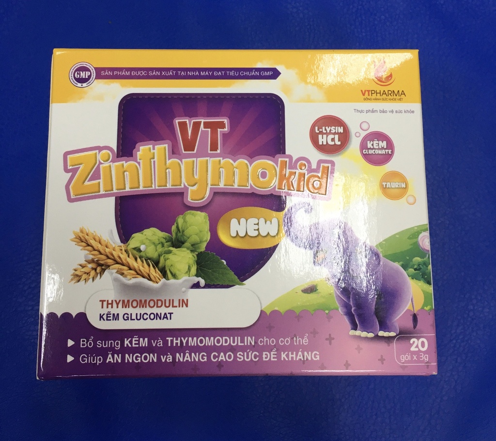 VT Zinthymokid new Tradiphar (H/20gói/3g) Date 03/2026